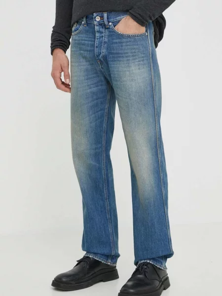 Blugi Tiger Of Sweden cu dungi de tigru albastru