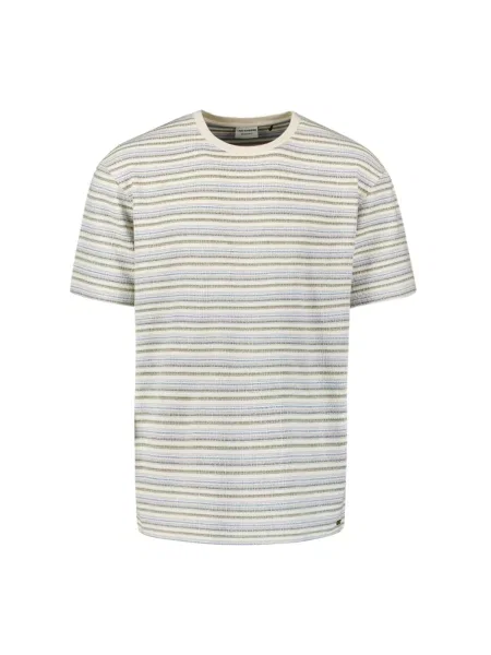 No Excess Tricou bej deschis / bej închis / albastru / natural alb