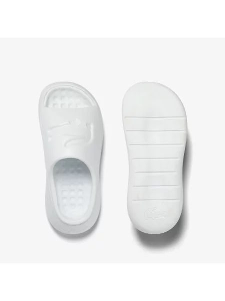 Lacoste Trampki Serve Slide białe
