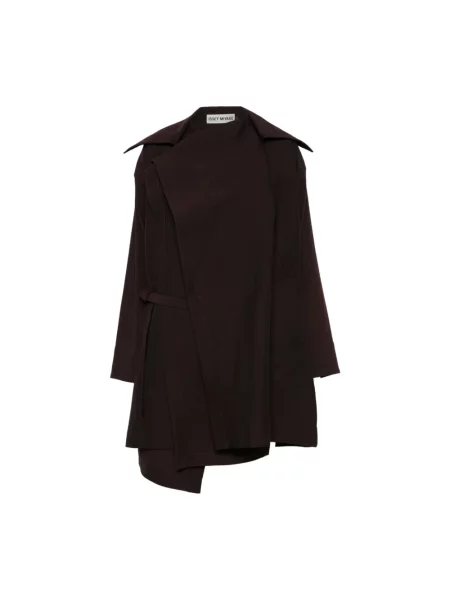 Płaszcz Issey Miyake wełniany brązowy