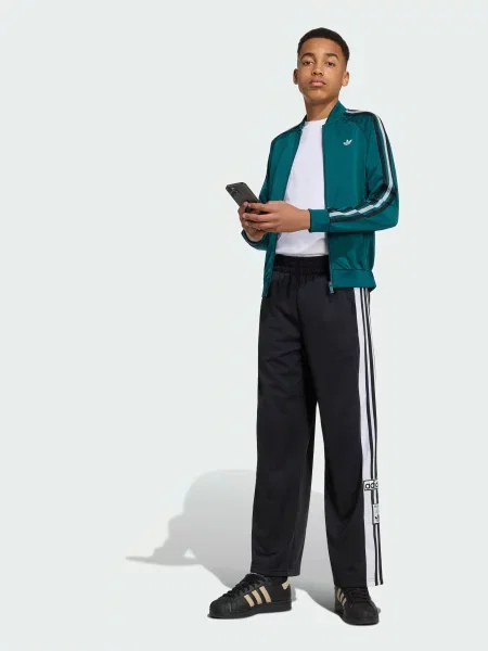 Дитячі Повсякденні штани adidas Adicolor перероблений чорний