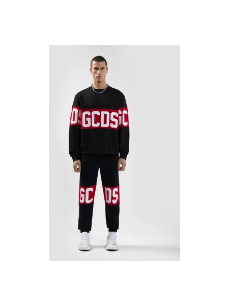 Spodnie dresowe Gcds z logo czarne