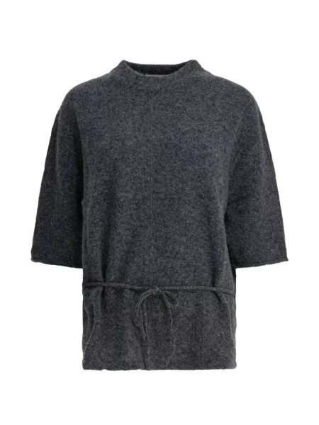 Tricou Umarmung cu decolteu rotund gri