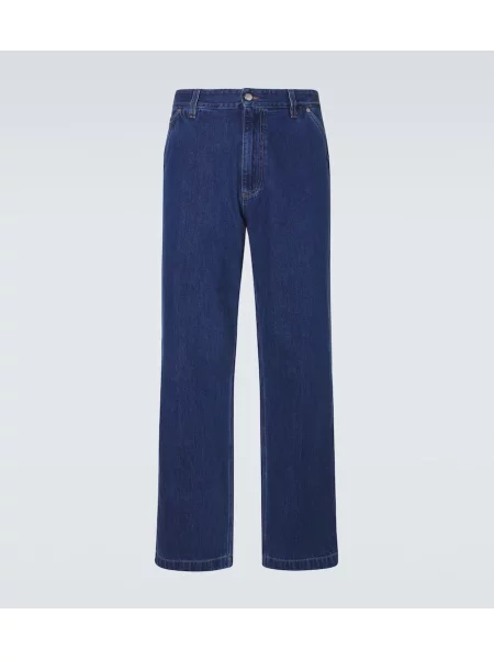 Proste jeansy Prada niebieskie