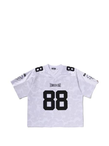 Tricou A Bathing Ape® cu imagine plasă alb
