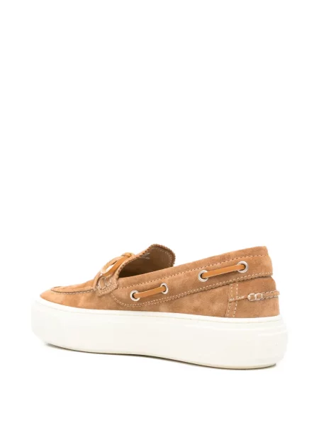 Pantofi loafer Hogan din piele de căprioară