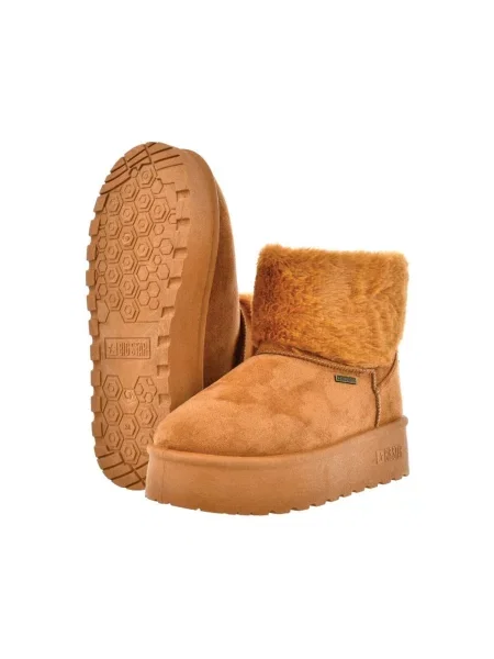 Čizmice Big Star Shoes s platformom smeđa