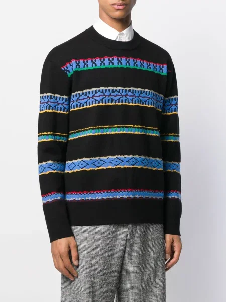 Pulover Kenzo cu dungi negru