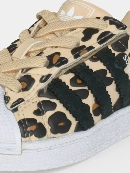 Sneakersy adidas Superstar II Comfort Closure Elastic Lace Béžová čierna