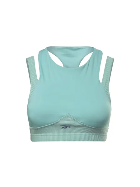 Krátky top Reebok tyrkysová