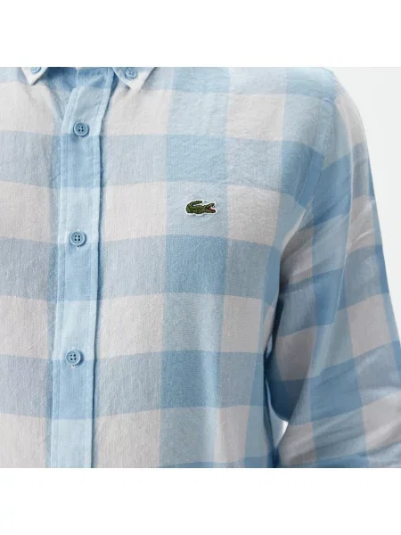 Рубашка Lacoste голубая