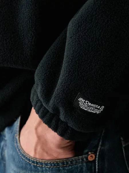 Суичър с цип Levi's® черно