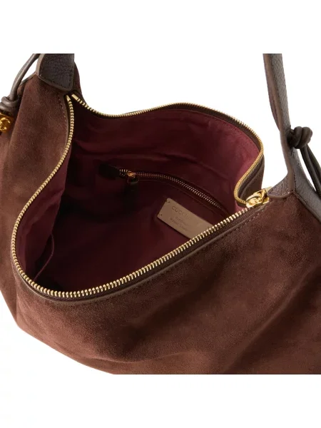 Geanta hobo Coccinelle din piele maro
