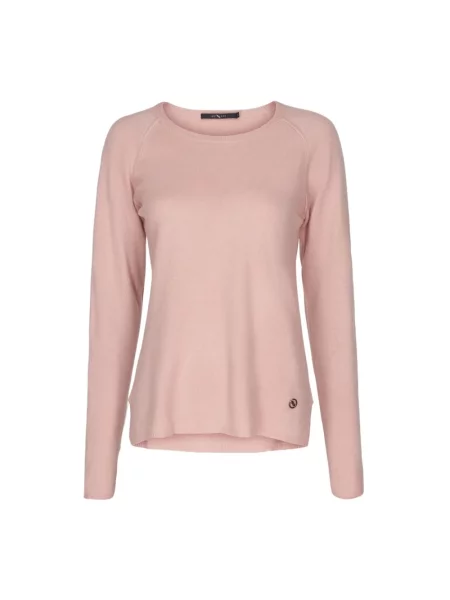 Sweter Btfcph wełniany różowy
