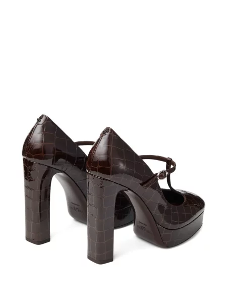 Pantofi cu toc Jimmy Choo maro