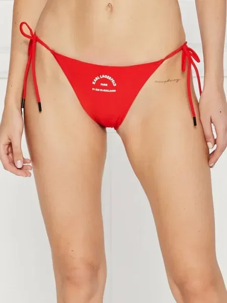 Costum de baie Karl Lagerfeld roșu