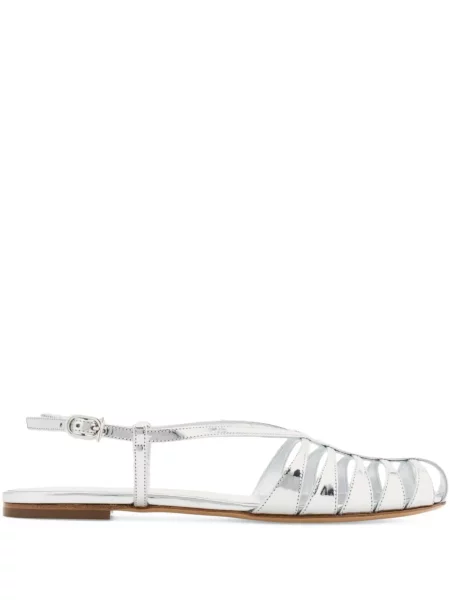 Sandale Ferragamo argintiu