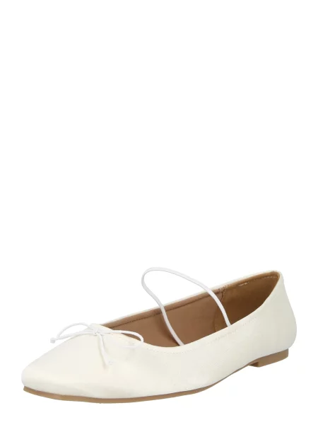ABOUT YOU Odprte balerinke Chantal' bela