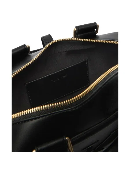 Geantă Calvin Klein Bold Ck Bauletto Crossbody negru