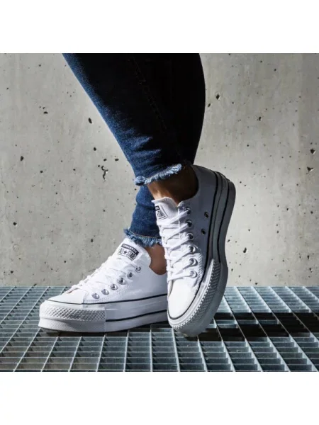 Converse Tenisice Chuck Taylor All Star Lift Ox bijela