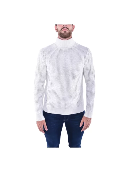 Sweter Eleventy wełniany biały