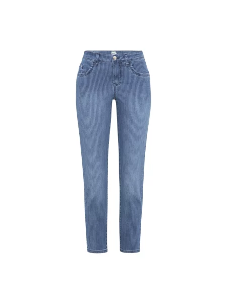 Skinny jeansy skinny Brax niebieskie