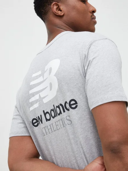 Tričko New Balance Athletics Remastered Graphic grey šedé