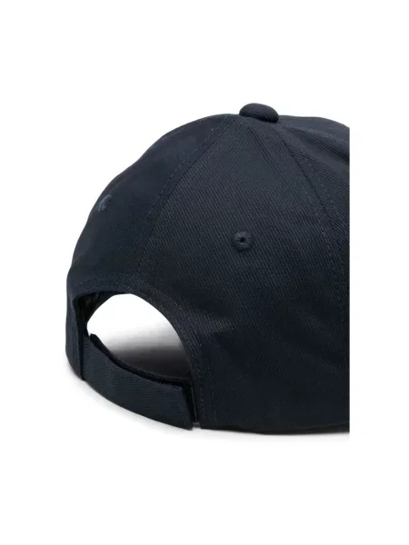 Czapka z daszkiem Emporio Armani z logo niebieska