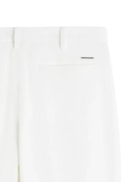 Pantaloni Maison Kitsune alb