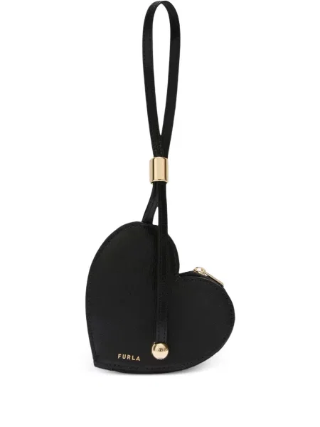 Portofel Furla cu motiv cu inimi negru
