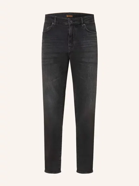 Boss Jeansy Onyx Slim Tapered Fit grau czarny