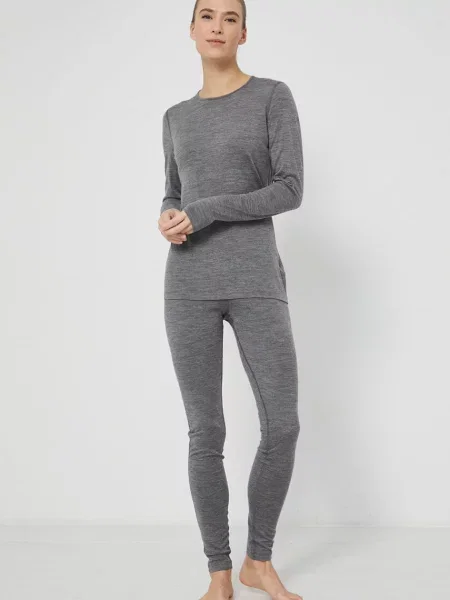 Вовняна термобілизна Icebreaker сіра