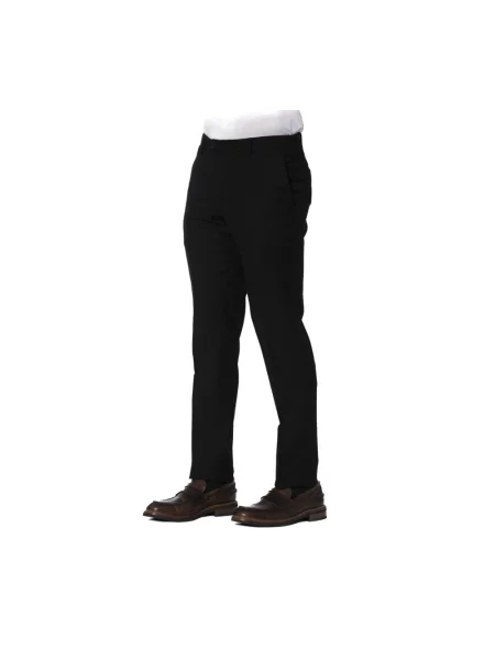 Spodnie Trussardi eleganckie czarne