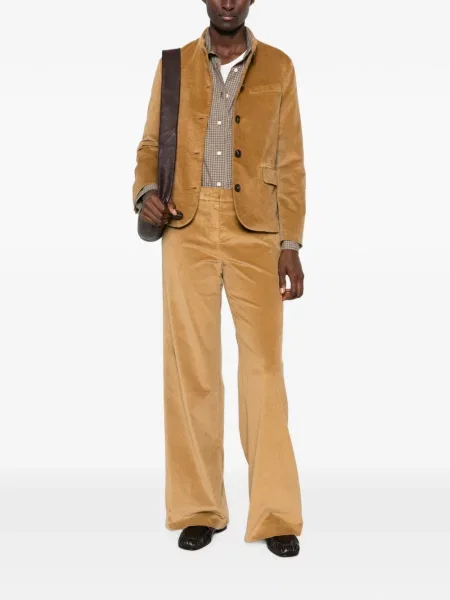 Pantaloni 19.61 Milano de catifea maro