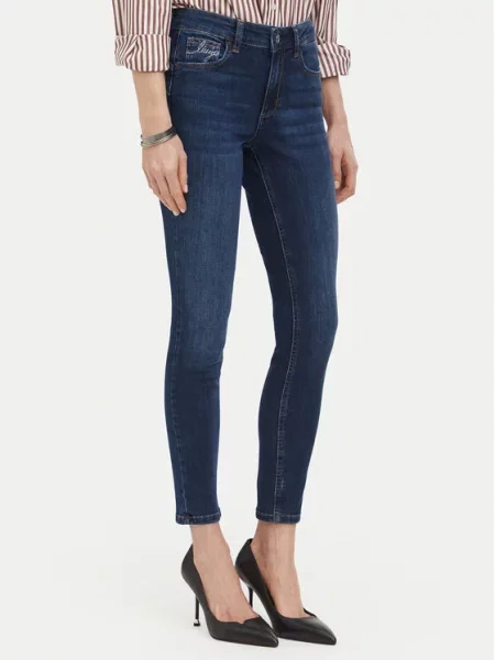 Liu Jo Džinsai Tamsiai Skinny Fit mėlyna