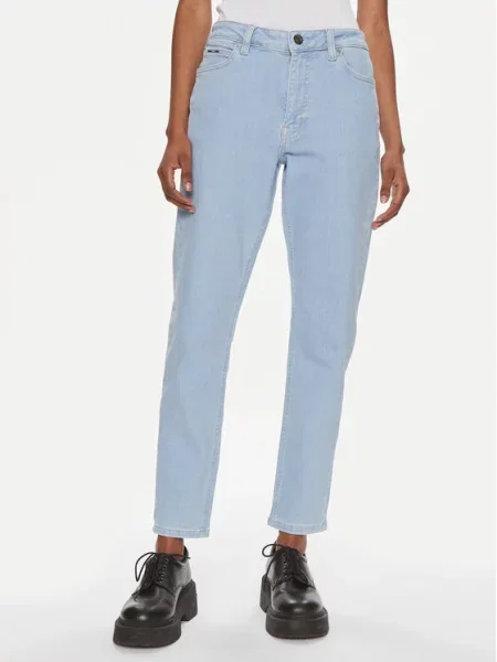 Calvin Klein Jeansy Błękitny niebieskie