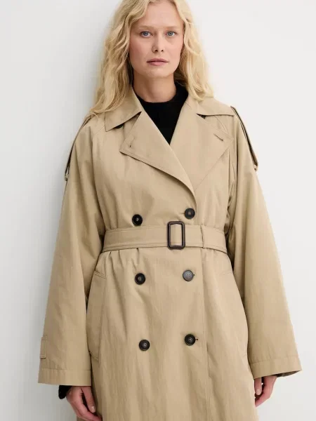 Тренч Weekend Max Mara бежевый