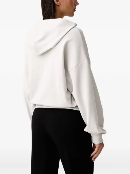 Суичър с качулка Karl Lagerfeld Jeans сиво