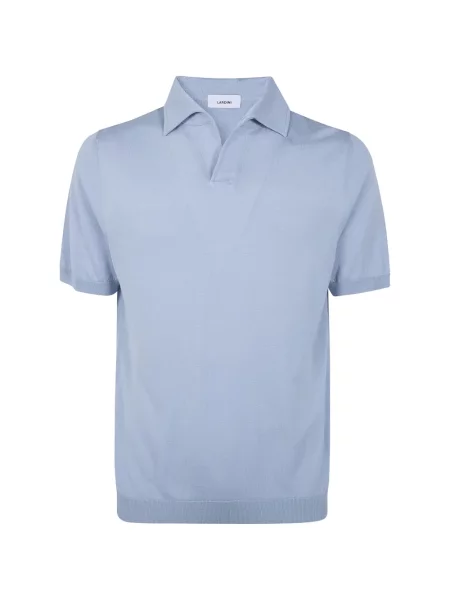 Polo Lardini scurt albastru