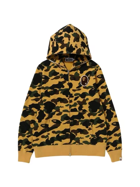 Hanorac cu glugă A Bathing Ape® galben