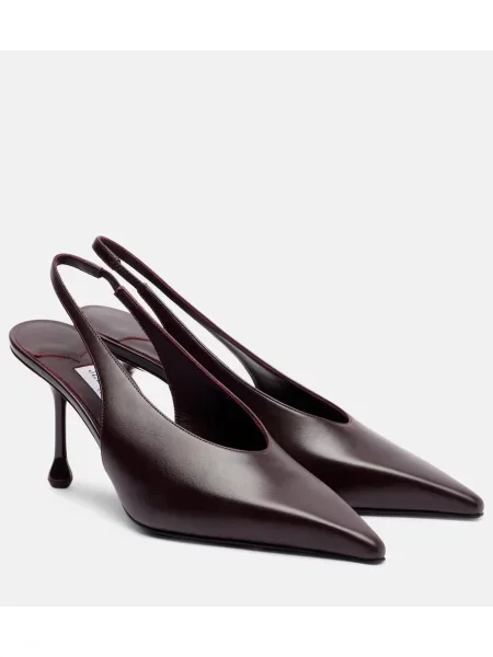 Pantofi cu toc Jimmy Choo din piele slingback