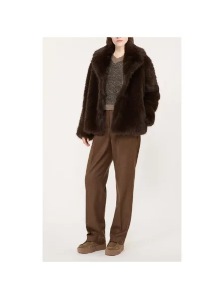 Kurtka Weekend Max Mara brązowa