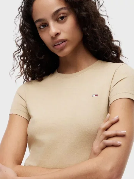 Футболка Tommy Jeans бежева
