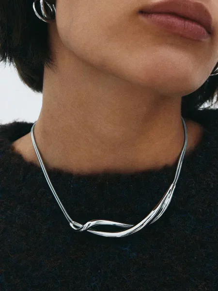 Edblad Łańcuszek Nouveau silber