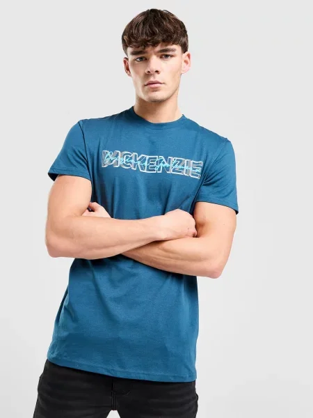Mckenzie T-Shirt Nitrate niebieska