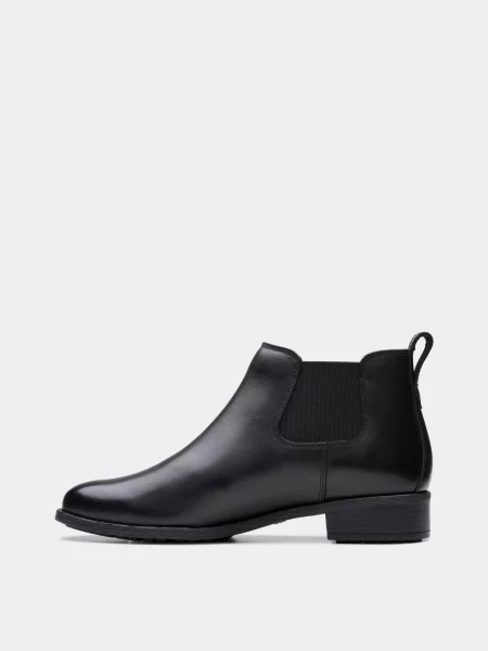 Кожаные ботинки Clarks черные