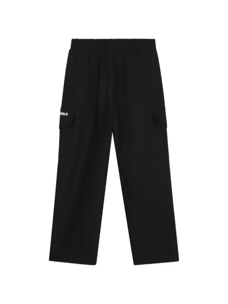 Pantaloni cargo copii Karl Lagerfeld negru