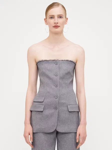 Vero Moda Tall Kostiuminė liemenė margai pilka