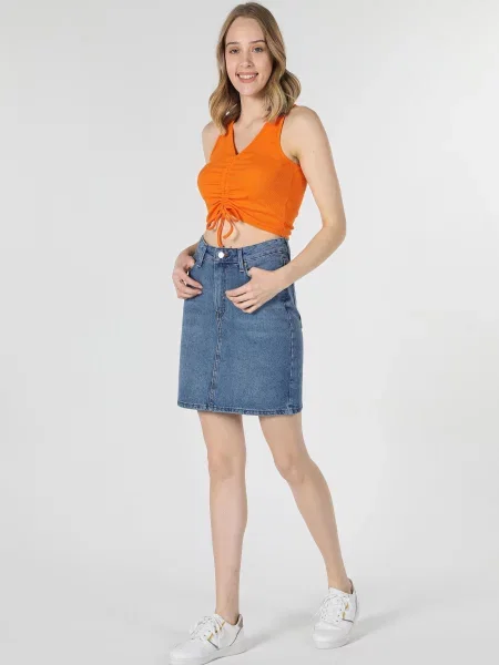 Спідниці Colin’s комбінований верх блакитний