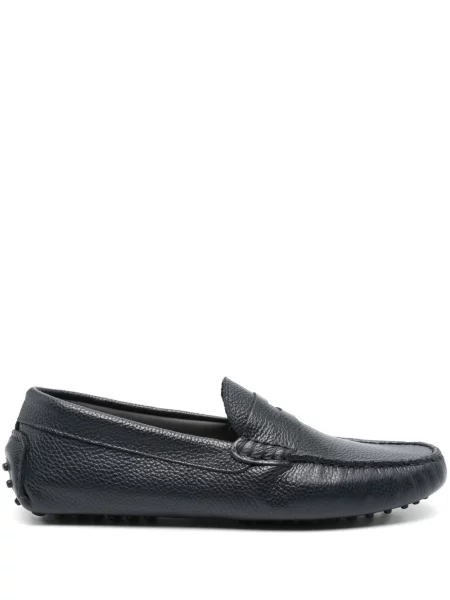 Pantofi loafer Corneliani din piele albastru